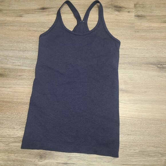 Lululemon size 6 Ebb To Street Racerback Tank Top Seamless Built-in-Bra - Picture 3 of 6